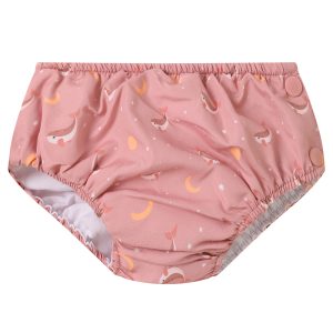 Bañador Pañal Volantes Whale Pink