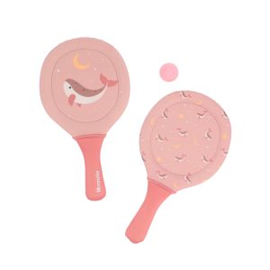 Palas de Playa Neopreno Whale Pink con Pelota