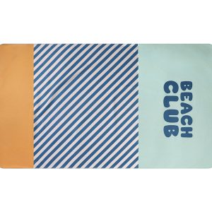 Toalla Playa Microfibra Stripes Blues & Beyond Personalizable